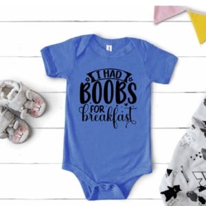 I had Bo@bs for breakfast, funny onesie